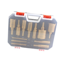 12x Diamond Core Cut Tool Set Diamond Hole Kit for Porcelain Glass Tile