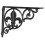 Decorative Shelf Bracket Easy to Install Professional Practical Wall Mount 1