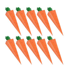 10 Pieces Candy Boxes Orange Carrot Design Cute for Gift for Party Supplies