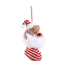 Christmas Tree Bear Hanging Decoration Xmas Decoration New Year Window Holiday