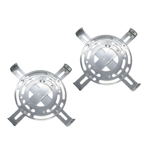 2x Light Fixture Mounting Bracket Close to Ceiling Light Mount Plate Round Wall