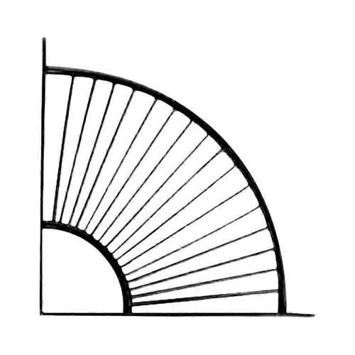 Shelf Bracket Fan Shaped Wall Partition Storage Multipurpose Wall Mount Floating