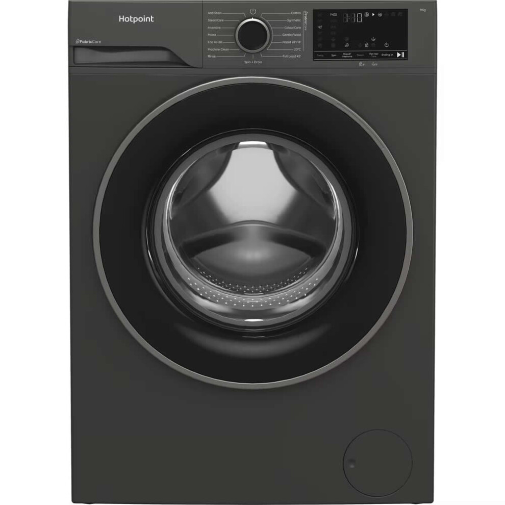 Hotpoint 1400rpm Washing Machine 9kg Load Class A Manhattan Grey HB93GCAREUK - Image 3