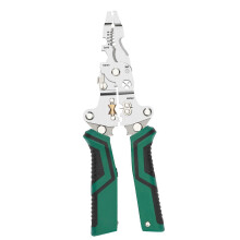 Wire Stripper with Voltage Tester Multipurpose Ergonomic Foldable Crimper
