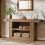 Tribesigns Tribesigns 63 Console Table with Storage  3-Tier Farmhouse Entryway Table with U-Shaped Base,Brown 1