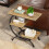 Tribesigns Tribesigns C-Shaped End Table  Industrial 3-Tier Small Side Table for Couch,Light Brown 1