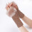 Rhombic Pattern Fingerless Arm Covers Acrylic Fibre-White 6