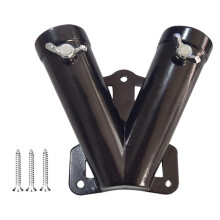 Flag Holder Sturdy Heavy Duty Metal Flag Mount for Fence Railing Gardens