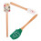 Ensemble de spatules de cuisson en bois et silicone 3
