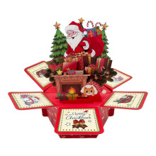 3D Christmas Card Present Christmas Decoration for New Year Holiday Dad Mum