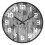 Designice atomic wall clock rustic grey 12 inch 1