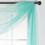 Extra pitkä voile-ikkunahuivi 50x216 tuumaa 4