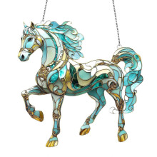 Window Hanging Horse Light Catcher Indoor Window Suncatcher Horse Lover Acrylic