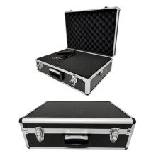 ROC Cases A501 Flight Case Hard Protective Camera & Tool Case 460330150mm with Pick & Pluck Foam, Reinforced Corners & Carry Strap – Custom Hard Sh