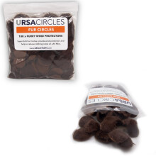URSA Fur Circles - Mini Windshields for Lavalier/Lapel Microphones. Reduce Wind Noise & Clothing Rustle. Compatible with Sennheiser, RODE, Sanken, Ta