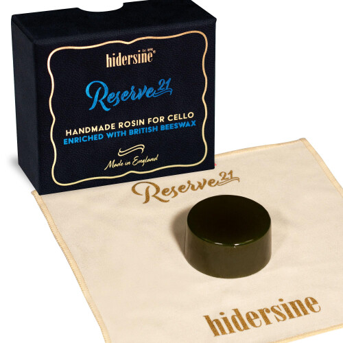 Hidersine Reserve21 Premium Dark/Medium Cello Rosin.