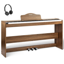 STRICH Digital Piano 88 Keys, Hammer-Action Weighted Keyboard, Full size Electric Piano Keyboard with Furniture Stand, 25Wx2 Speakers, Supports USB-M