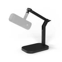 Elgato Wave Desk Stand - Adjustable Mounting Arm for Microphones, Works, HyperX, Rode, Fifine, Shure and More Mics, Compatible 1/4, 3/8 & 5/8 Thread,