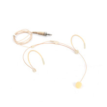 JTLAU Headworn/Headset Microphone Wired, Dual Over-Ear Headset Mic, Condenser Headset Mic Compatible with Sennheiser Microphone Wireless Systems, Ide