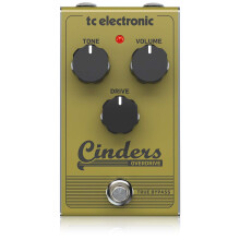 tc electronic Cinders Overdrive Tube-Like with Extremely Responsive and Expressive Feel