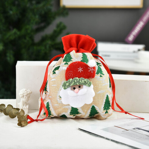 Julklappspåse Jultomten Linne1 st 1