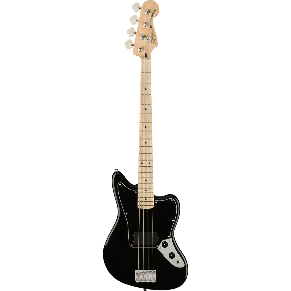 Fender Squier Affinity Jaguar Bass H Mn Bpg Blk Electric Bass Guitar