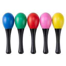 Luoem 20 Pcs Maracas Egg Shakers, Plastic Percussion Musical Eggs for Kids, Handheld Shakers for Classroom Music, Early Learning, Toddler Rhythm Game