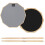 Donner 12 Inches Drum Practice Pad, 2-Sided Silent Rubber Practice Pad with Drum Sticks, Gray 1