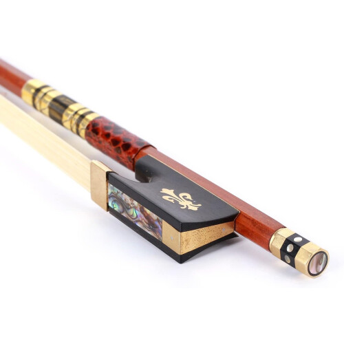 Ecotown Advanced 4/4 Pernambuco Violin Bow With Case 1