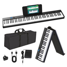 OYAYO 88 Key Foldable Piano (Semi-Weighted) Electronic Keyboard for Eu