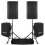 Vonyx VSA150S 15-Inch Active DJ Speaker Pair, Bluetooth, Stands, 1000W 1