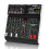 SIKUING 4 Channel Professional Portable Audio Mixer,320 DSP Effects+7-Band Equalizer,Bluetooth Sound Card+48V Phantom Power,USB Interface,for PC Reco 1