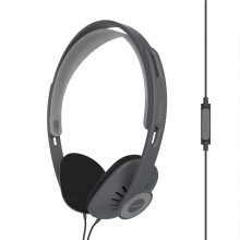 Koss KPH-30iK 193532 KPH30iK HiFi Headphones On Ear Headset, Volume control Black,Grey
