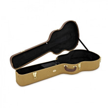 gear4music Tweed Guitar Hard Case for 41 Inch Dreadnought Acoustic Guitars