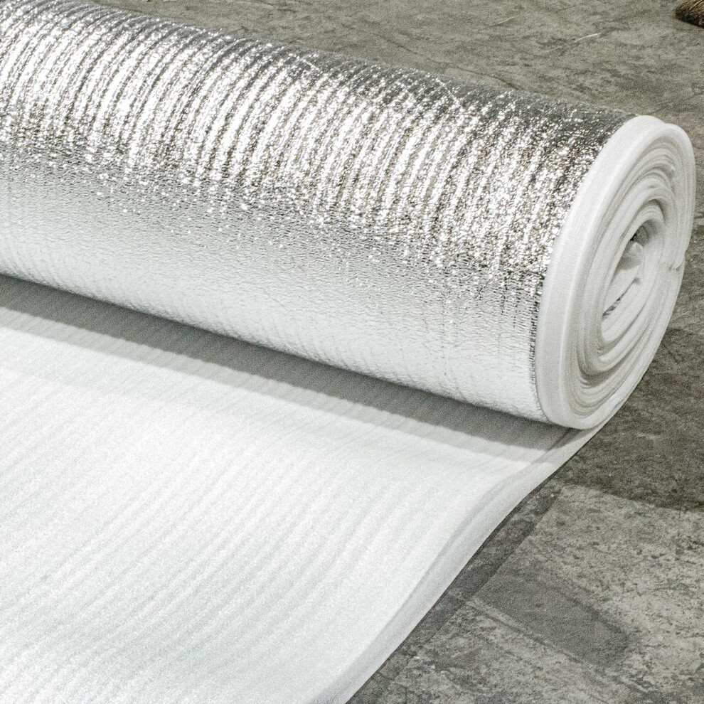Easyfloor 3Mm Silver Acoustic Underlay Wood Laminate Spc Flooring Comfort Insula