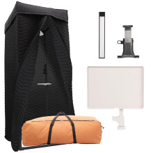Pro Vocal Booth | Portable Sound Isolation Booth for Crystal-Clear Recording - Ideal for Voice Over, Podcasts, Singing | Quick Setup & Mobile Home St