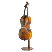 STRICH Wooden Cello Stand, Heavy-Duty Floor-Standing Display Stand, Cello Wood Floor Stand for 1/2, 1/4, 3/4, 4/4,1/8, 7/8 Full Size