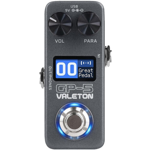 Valeton GP-5 Compact Multi-Effects Processor - SnapTone & IR Loader, 100+ Effects, Bluetooth, USB Audio Interface
