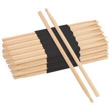 MANCHAP 30 Pairs 5A Drum Sticks Pack, Wood Tip Drumsticks for Drumming, Practice, Performance