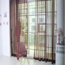 Sada 2 průsvitných voálových závěsů – 200 cm x 80 cm