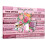 Rosa blommig canvastavla 30x40 cm rustik modern poster 1