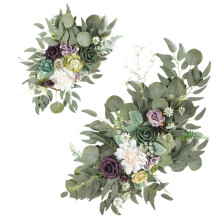 Guirlande de fleurs artificielles pour arche ou devant de mariage