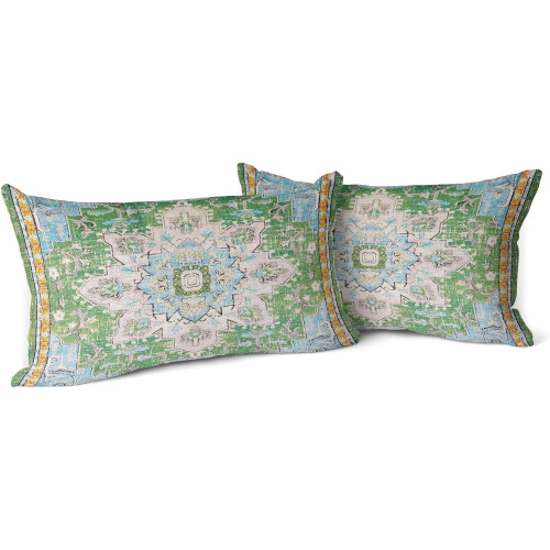 Boho putetrekk 30x50 cm sett med 2