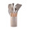 Conjunto de 12 utensílios de cozinha de silicone com cabos de madeira. 1