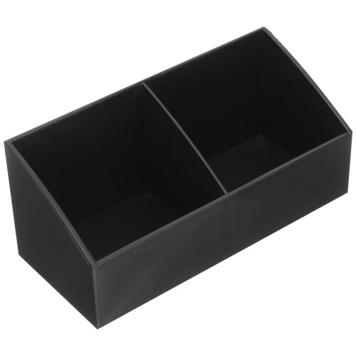 Musta ABS-teepussilaatikko, 14x6.2x6.2cm