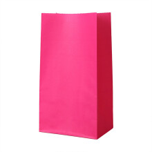 Lot de 5 sacs en papier kraft blanc 13,5 x 9 x 6 cm