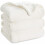 Couverture polaire sherpa blanche, format king size (274 x 229 cm). 1