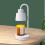 Chauffe-bougie avec variateur – Blanc, base en fer 1