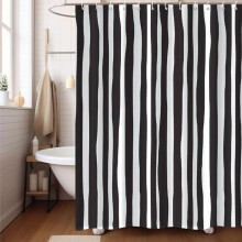 Mid Century bruseforhæng, polyester, 180 x 213 cm, med