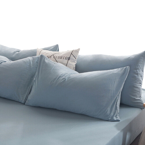 Polyester satin pudebetræk sæt med 2 – 46x69 cm, blødt